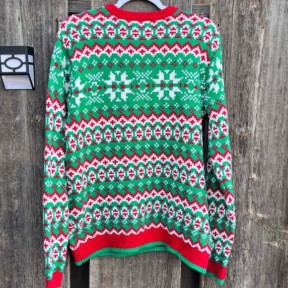 Sloth and Beer Ugly Christmas Sweater Size S - Picture 3 of 3